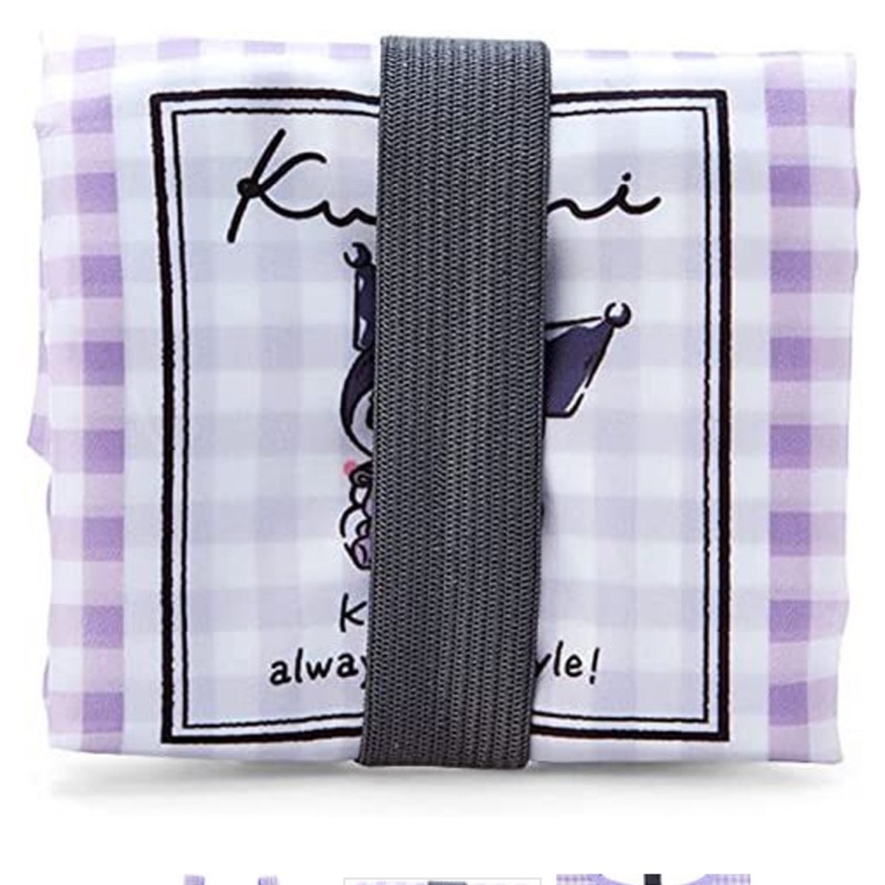 ✅Sanrio Eco Foldable/Reusable Bag - Kuromi